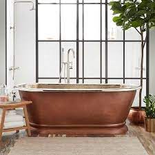 copper bathtub