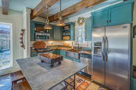 Farmhouse Kitchen with Copper Appliances
