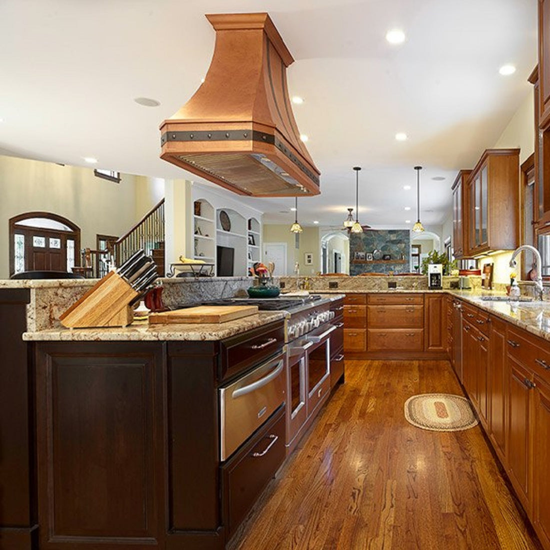 made-to-order copper kitchen extractors