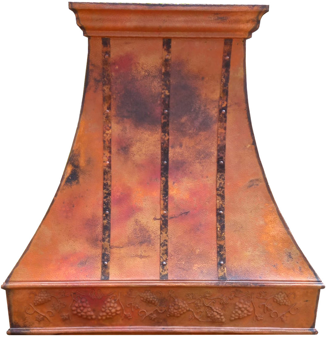 custom copper stove hood