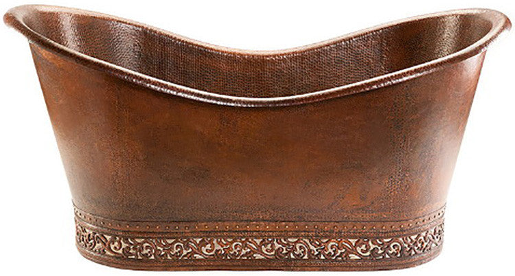 hacienda traditional copper tub