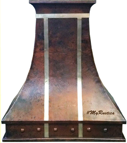 vintage copper oven hood