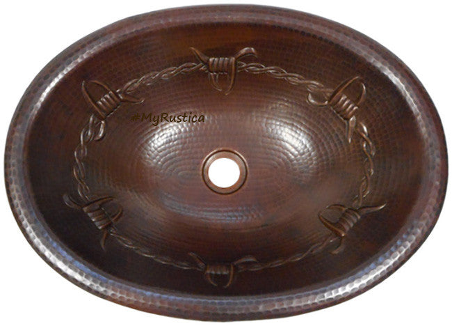 Copper Bathroom Sink "Aguascalientes"