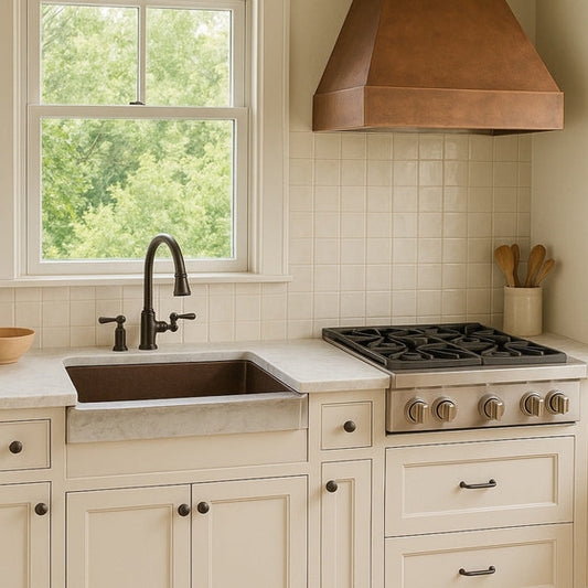 Drop-in Copper Kitchen Sink