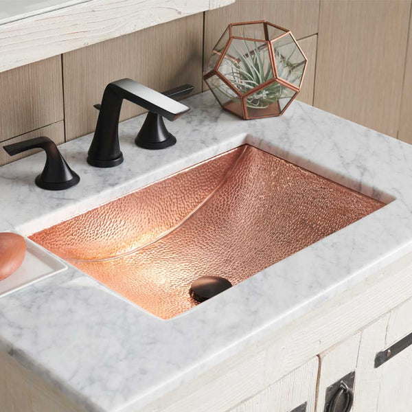 Unique Copper Sinks for Singular Bathrooms