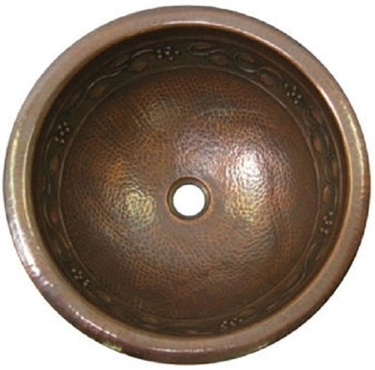 Round Copper Bathroom Sinks