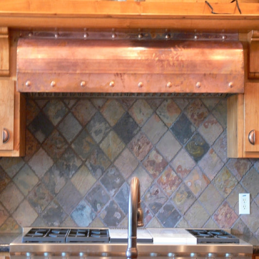 copper kitchen extractor