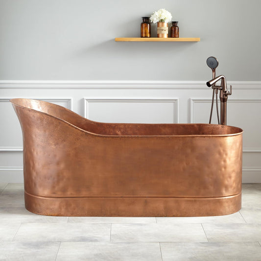 copper slipper tub