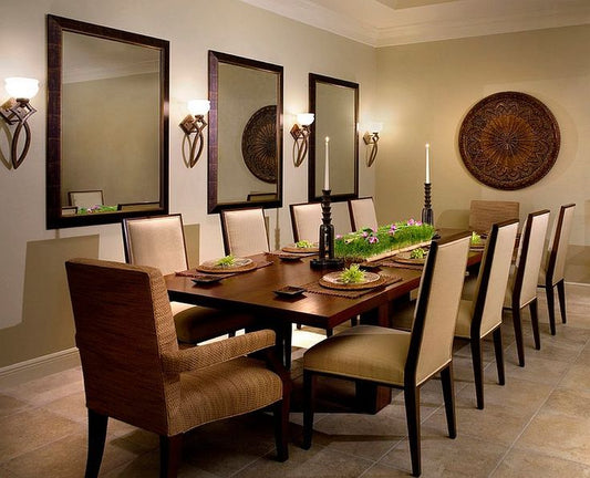 chic copper mirror frames