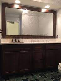 Handmade Copper Mirror Above Sink
