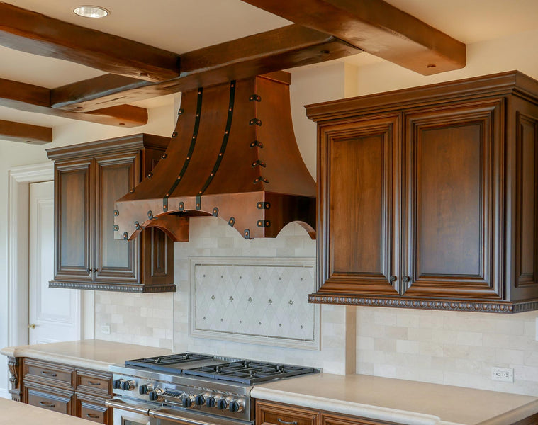 Adding Copper Vent Hoods in the Kitchen