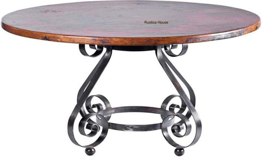 Customized Copper Dining Room Tables