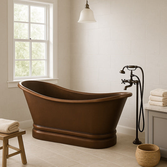 Custom Copper Bathtubs Guide: Styles, Sizes, and Patina Finishes