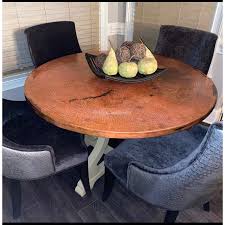 Round Copper Dining Table