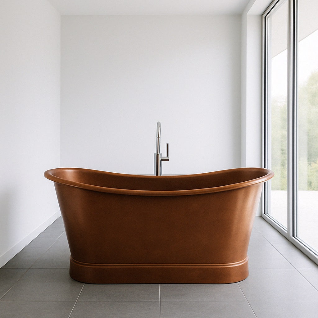 Guide to Double Slipper Smooth Copper Bathtub