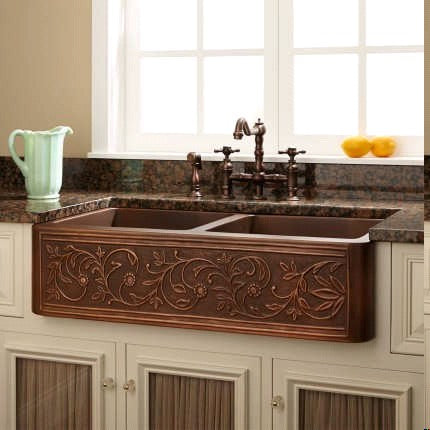 decorative apron front sinks