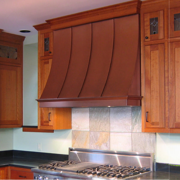 Hand Hammered Copper Range Hood