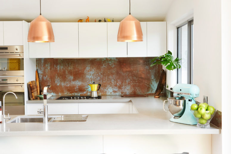 How to Add Custom Copper Backsplash