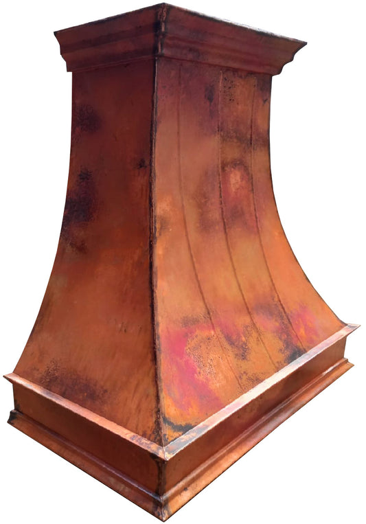 country copper stove hood