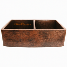 handmade rustic apron copper kitchen sink