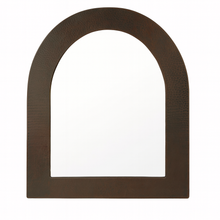 classic arch copper mirror