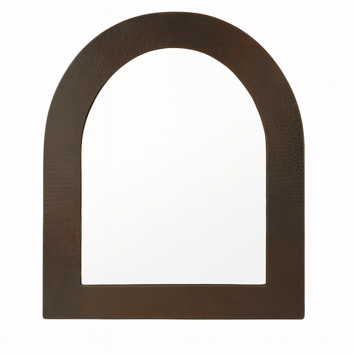 classic arch copper mirror