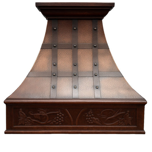 Copper Range Hood "Georgia"