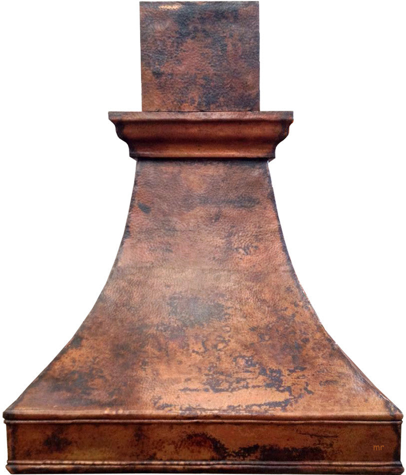 colonial copper range hood
