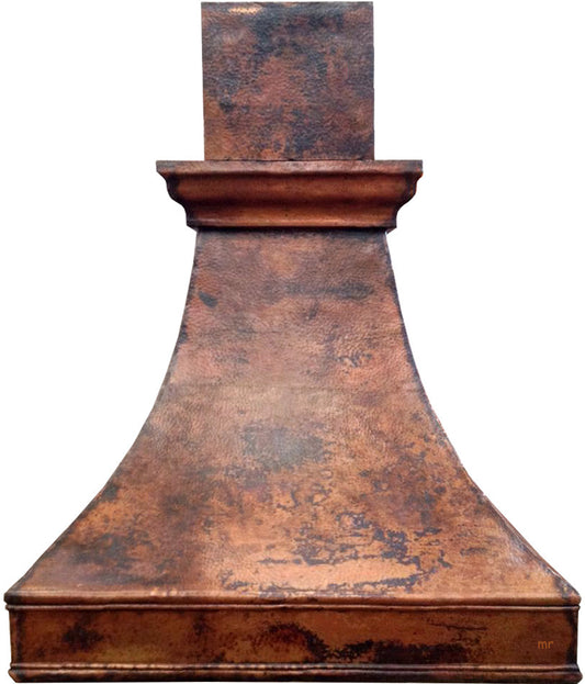 colonial copper range hood