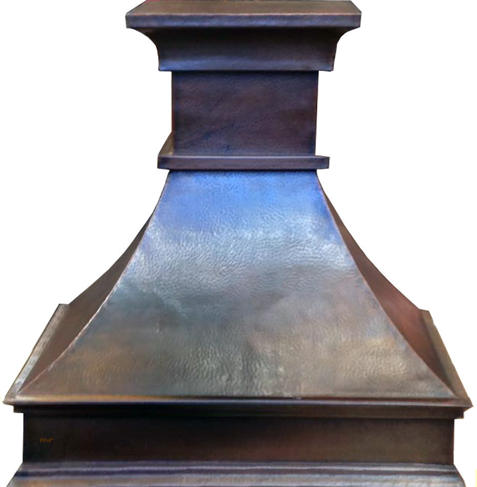 custom copper oven hood