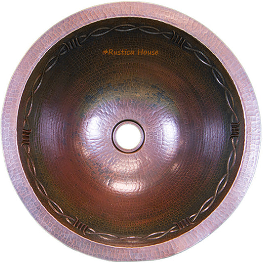 Copper Bathroom Sink "Alfredo"