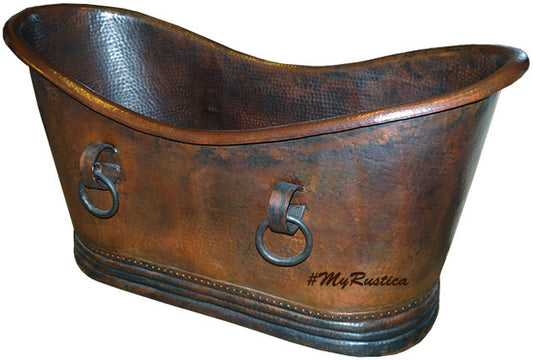 colonial slipper copper tub