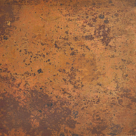 light patina copper sink for a kitchen