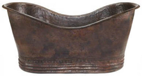 country slipper copper tub