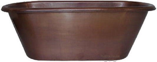 contemporary traditional copper tub