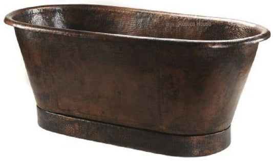 hacienda free standing copper tub