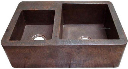 manufactured mexican apron copper kitchen sink