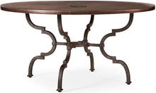 custom copper dining table