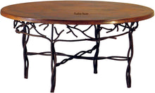hand hammered spanish copper table