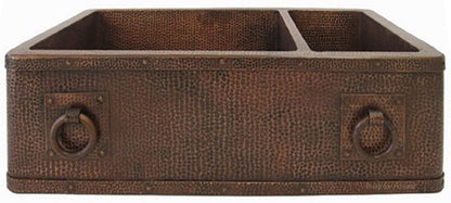 handcrafted spanish apron copper kitchen sink