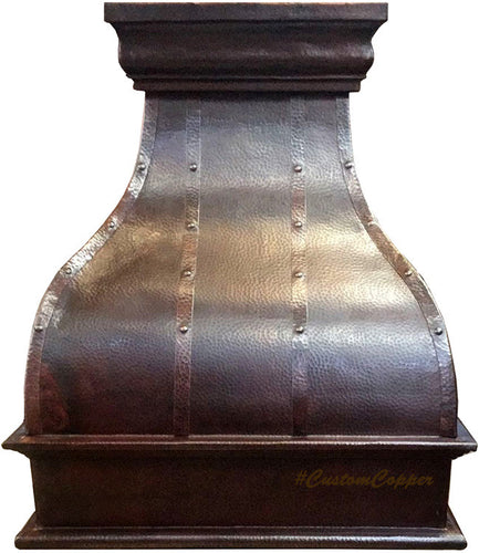farmhouse copper vent hood