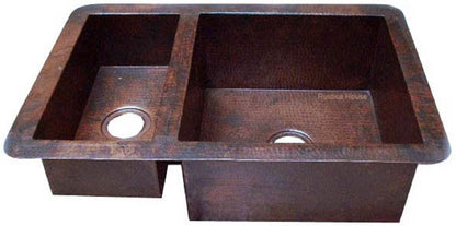 handmade copper kitchen sink