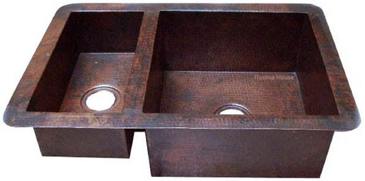 handmade copper kitchen sink