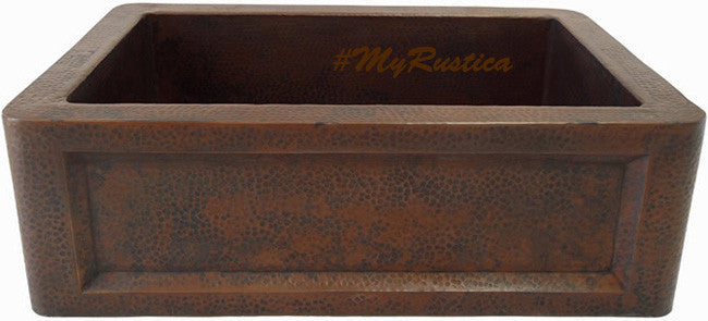 deep apron copper kitchen sink