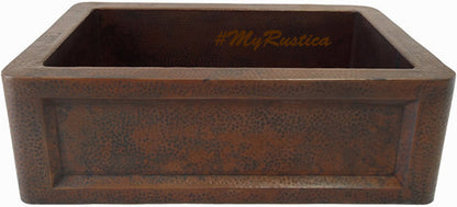 deep apron copper kitchen sink