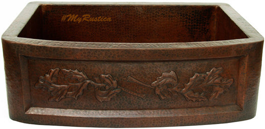 apron copper kitchen sink