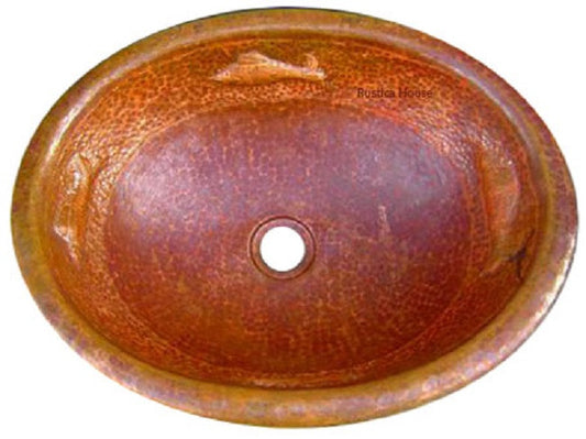 patina copper bathroom sink