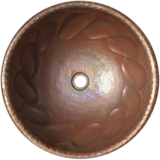 round copper bathroom sink emanuel
