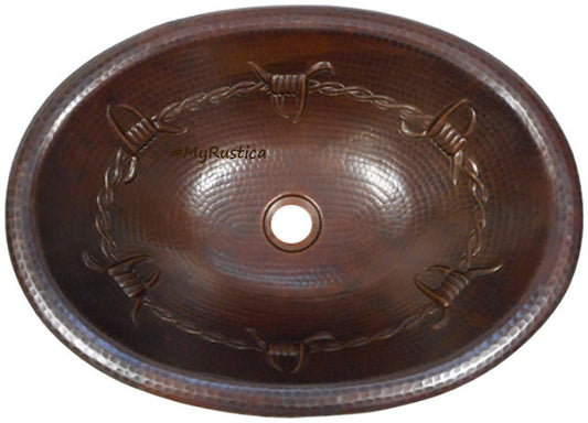 Copper Bathroom Sink "Aguascalientes"