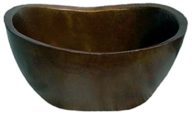 vintage hand made copper tub